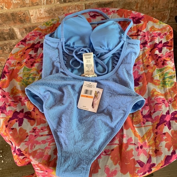 Final price ‼️‼️ Jessica Simpson Women's V-Neck Rose Bay Textured One Piece - Picture 11 of 13